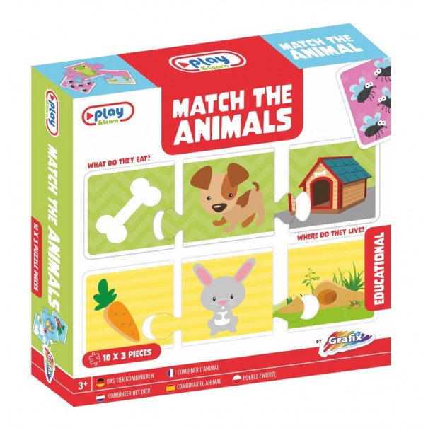 Juego de asociación de animales