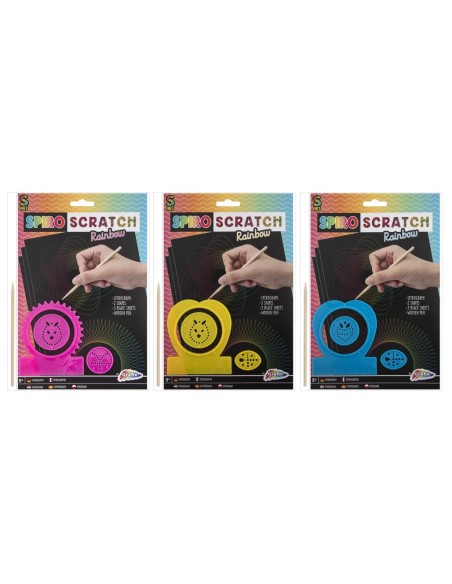 Manualitat per rascar amb espirals