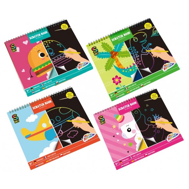 Libro para rascar - 10 páginas