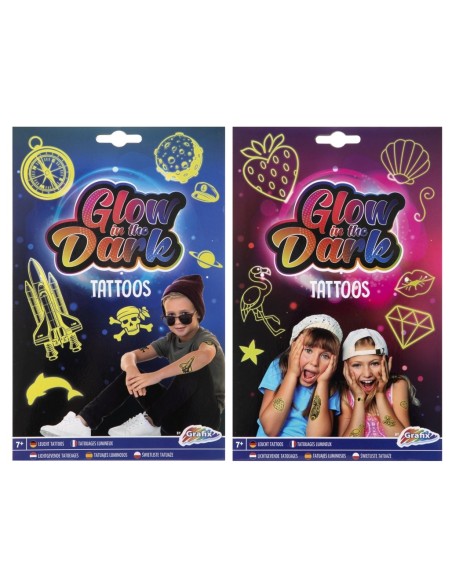 Tatuatges temporals infantils - Brillen a la foscor