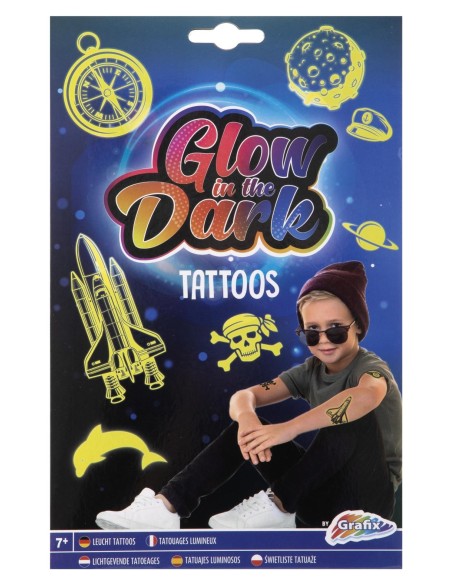 Tatuatges temporals infantils - Brillen a la foscor