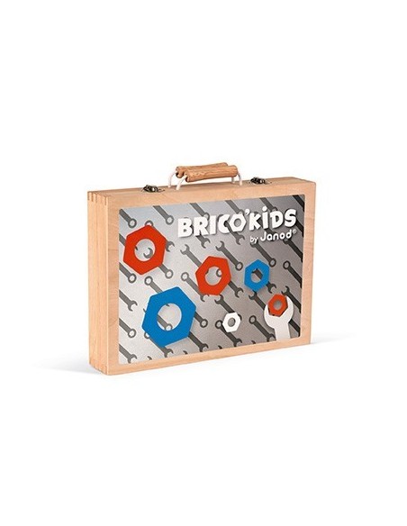 Maletín de 9 herramientas de madera