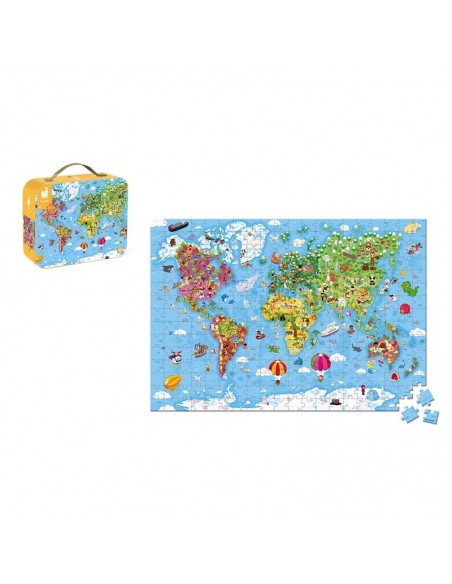 Puzle gigante Atlas Mundial - 300 pzs.