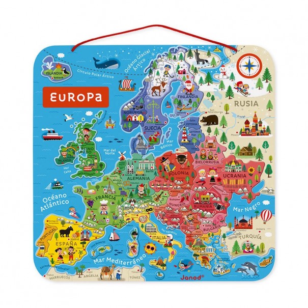 Mapa magnètic d'Europa