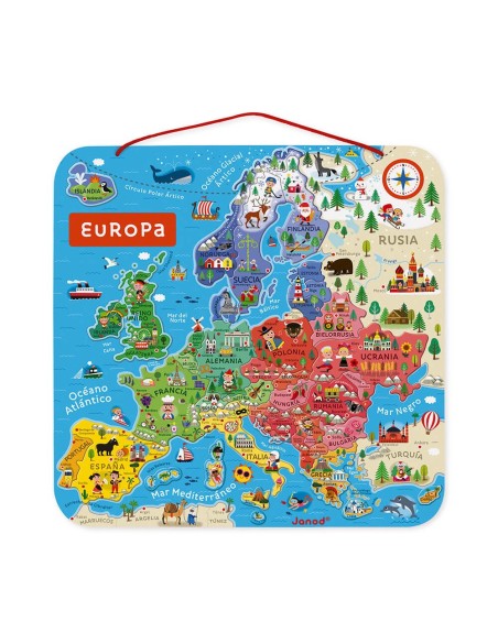 Mapa magnético de Europa