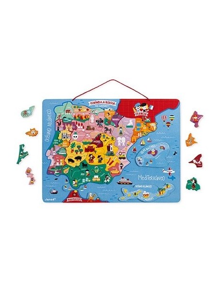 Puzle magnético Atlas Mundial