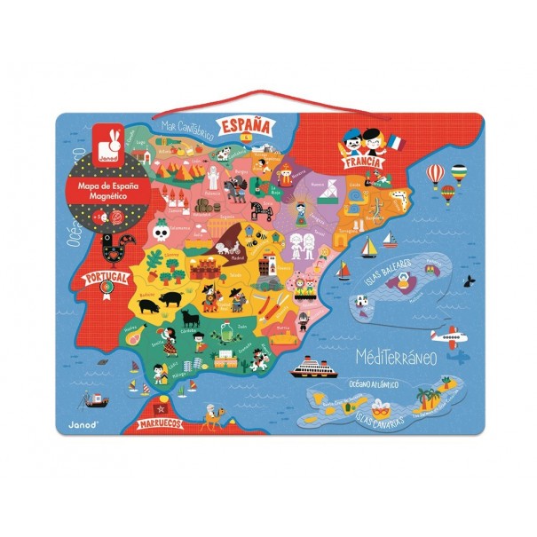 Puzle magnético Atlas Mundial