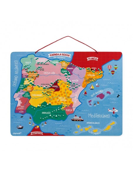 Puzle magnético Atlas Mundial