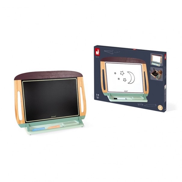 Pizarra de sobremesa de madera