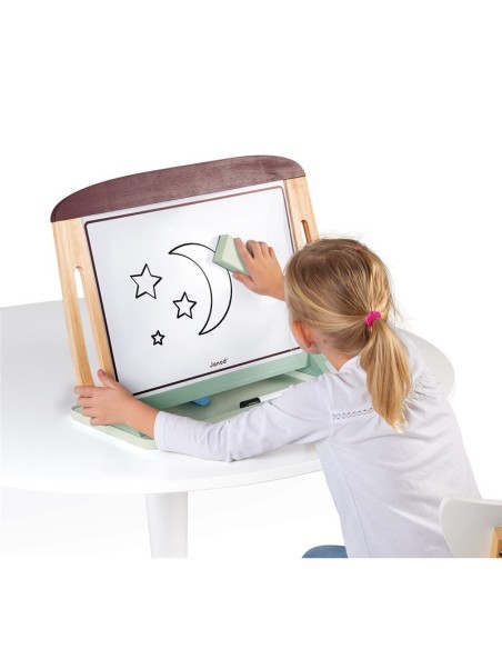 Pizarra de sobremesa de madera