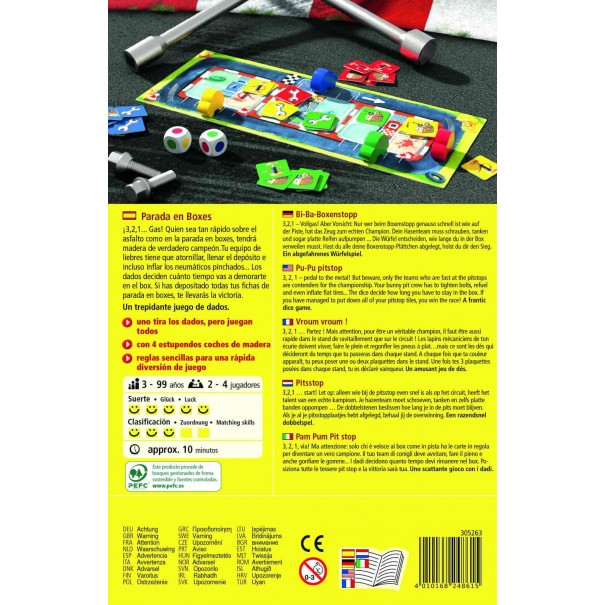 Parada en boxes - Juego de mesa