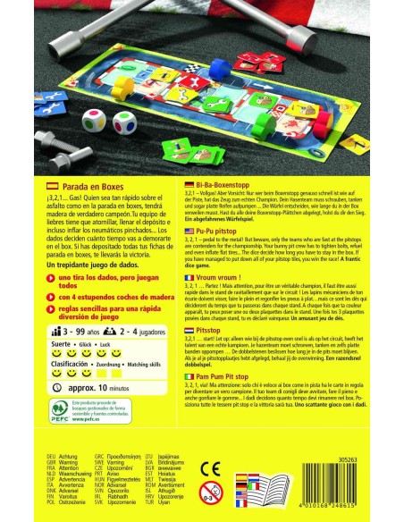 Parada en boxes - Juego de mesa