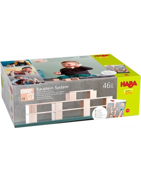 Blocs de construcció amb sistema Clever-Up! - 46 pcs.