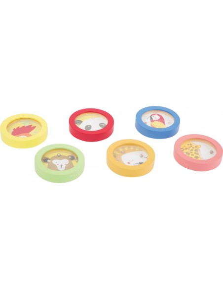 Mini laberinto de madera