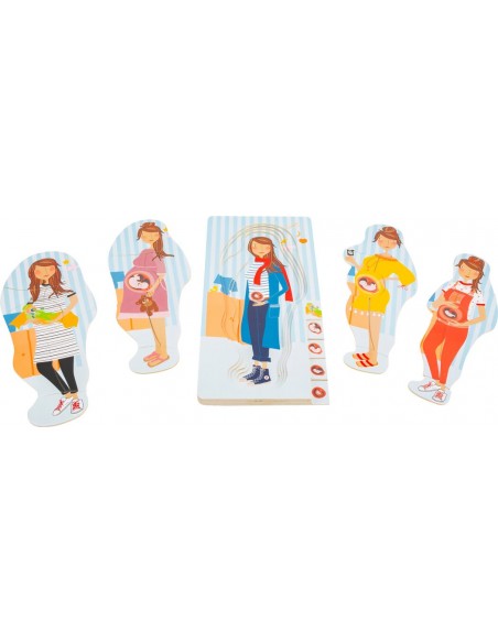 Les etapes de l'embaràs - Puzle infantil