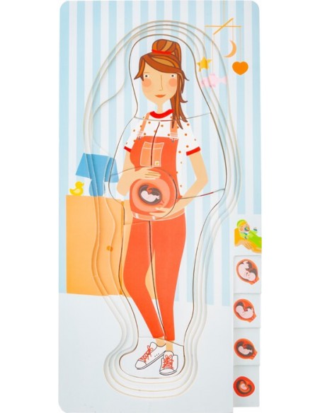 Las etapas del embarazo - Puzle infantil