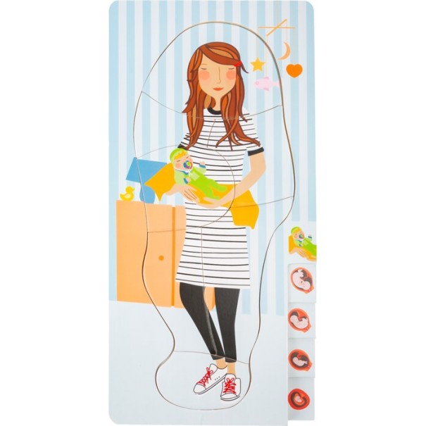 Las etapas del embarazo - Puzle infantil