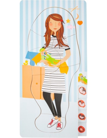 Les etapes de l'embaràs - Puzle infantil