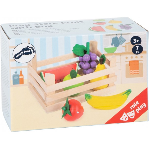 Caja de frutas de madera