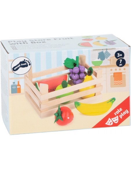 Caja de frutas de madera