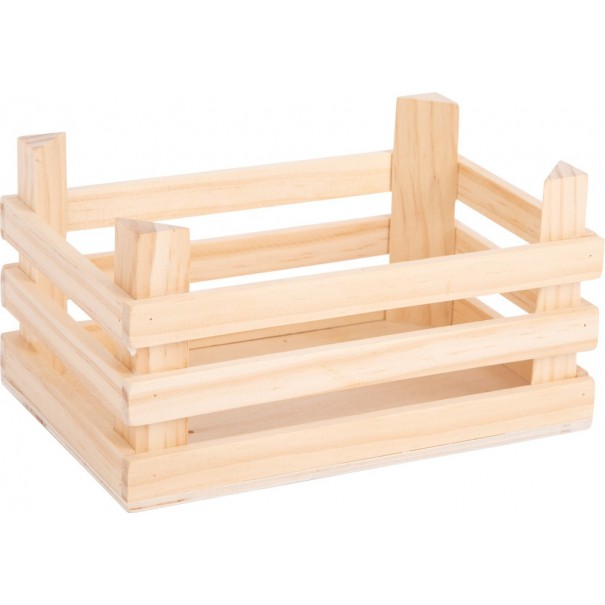 Caja de verduras de madera
