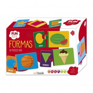 10 puzles dúo - Las formas