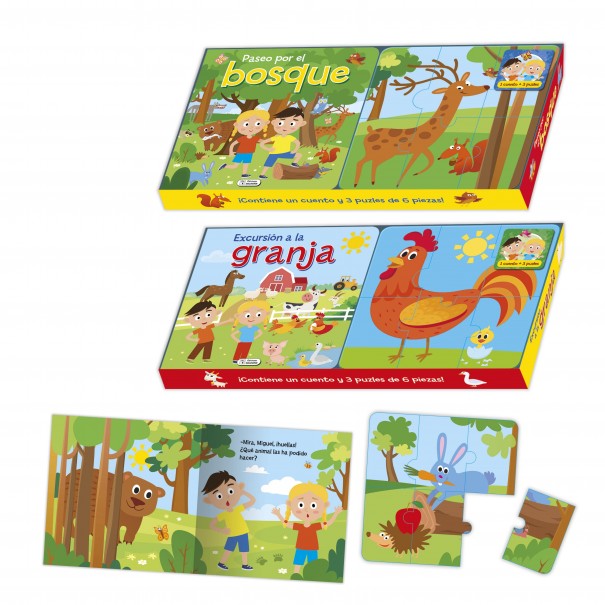 Libro infantil con puzles