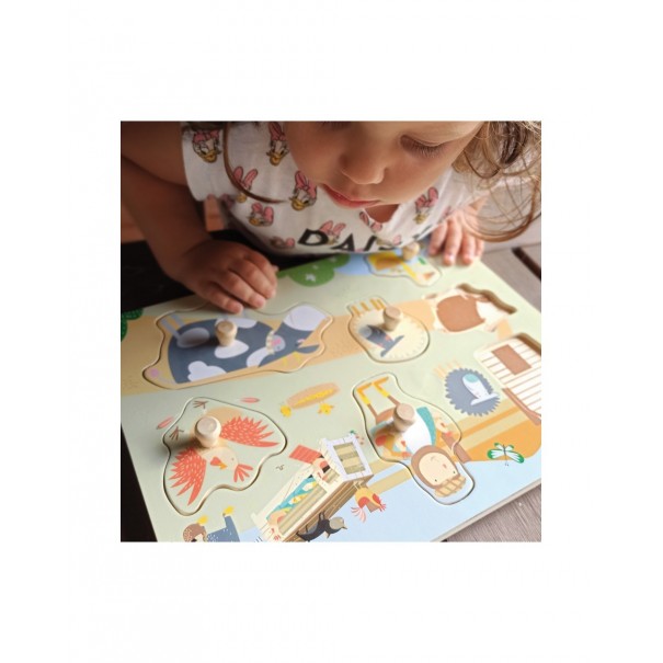 Encaje de la granja - 7 pzs.