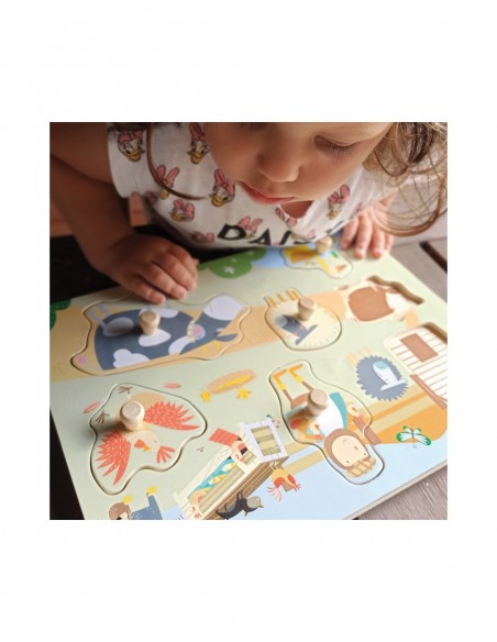 Encaje de la granja - 7 pzs.