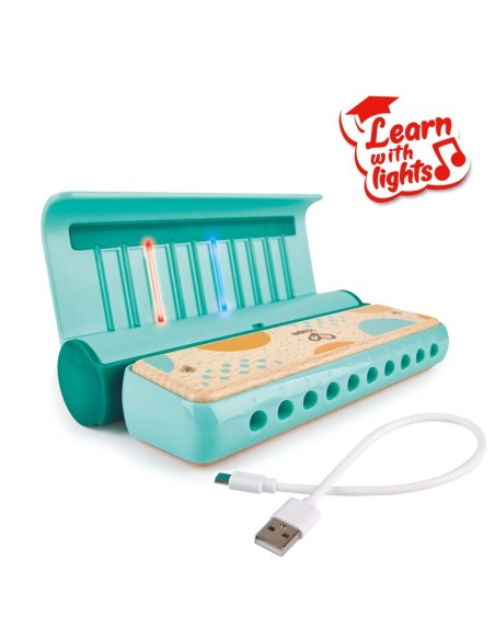 Aprèn a tocar l'harmònica amb llums