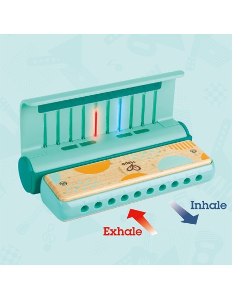 Aprèn a tocar l'harmònica amb llums