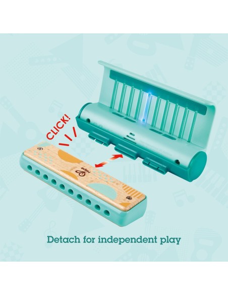 Aprèn a tocar l'harmònica amb llums