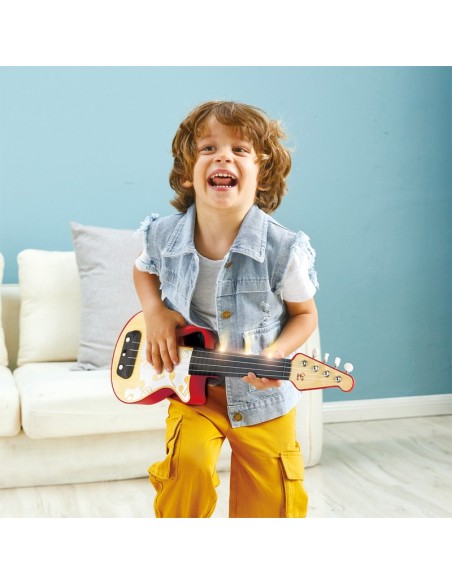 Aprende a tocar el ukelele con luces