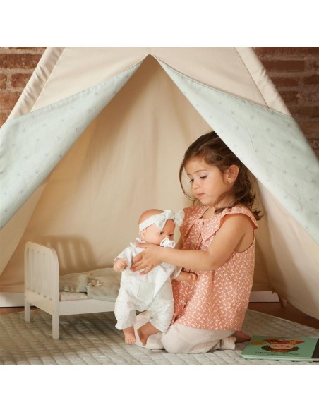 Tipi beix amb estrelles verdes