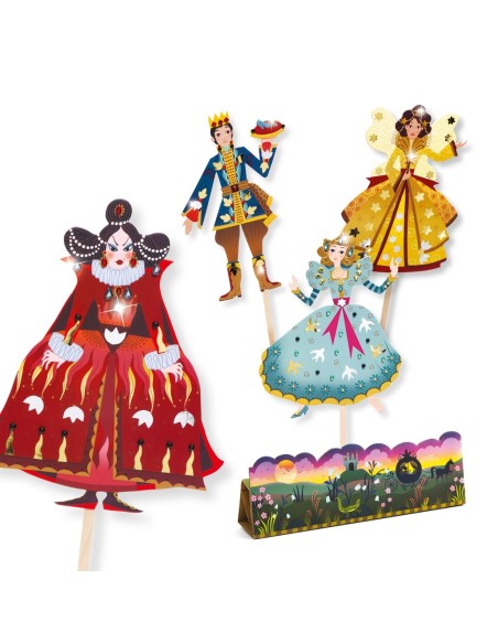 Manualidad DIY - Hacer títeres de la Cenicienta