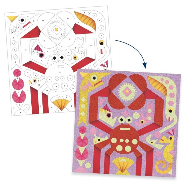 Pintar amb sorra - El mar