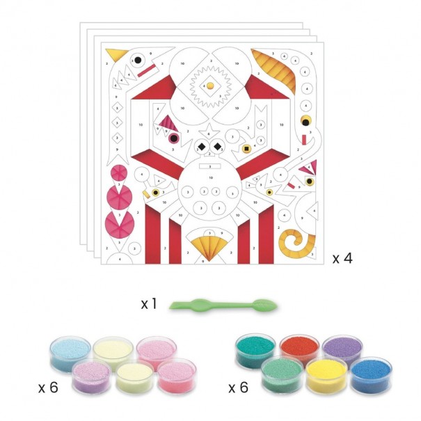 Pintar amb sorra - El mar