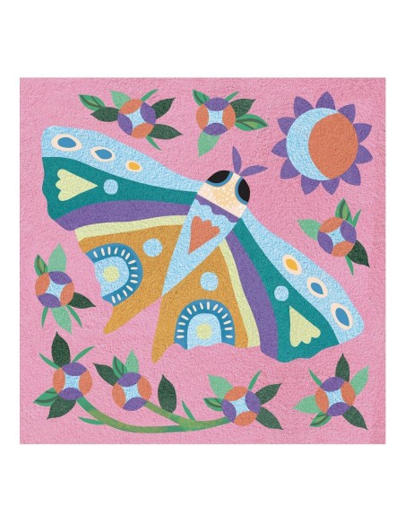 Pintar con arena Zorro