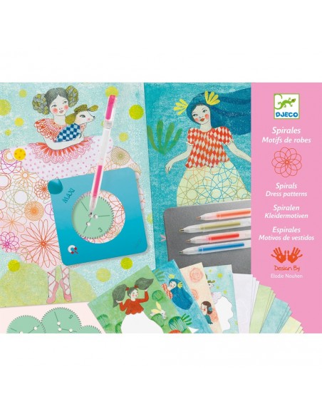 Pintar amb espirals - Vestits