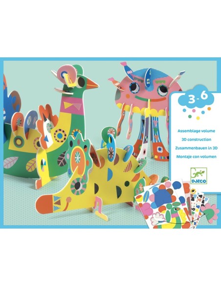 Fer mosaics 3D d'animals