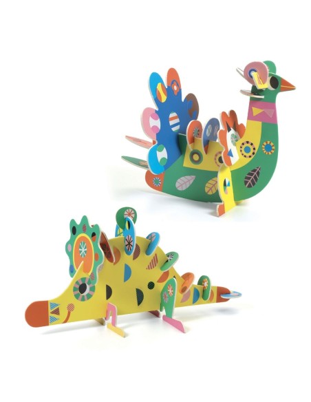 Fer mosaics 3D d'animals