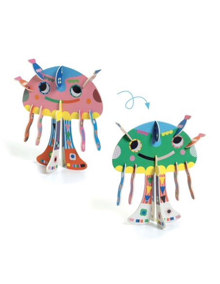 Hacer mosaicos 3D de animales