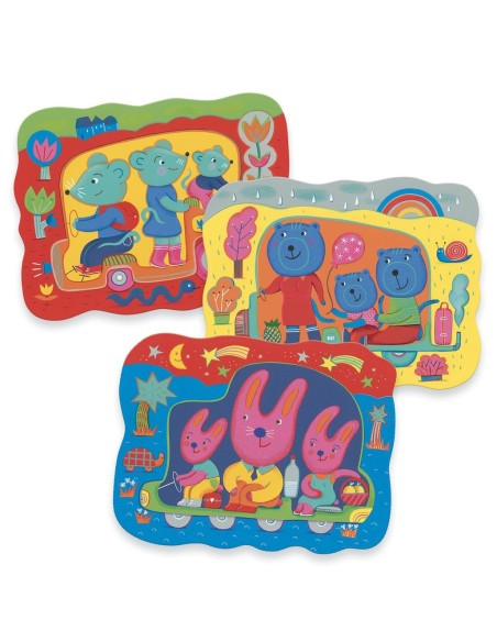 Hacer dibujos mágicos con agua - Ositos