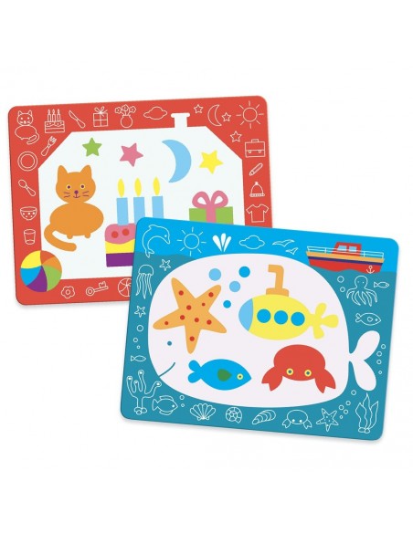 Fer dibuixos màgics amb aigua - Gargots