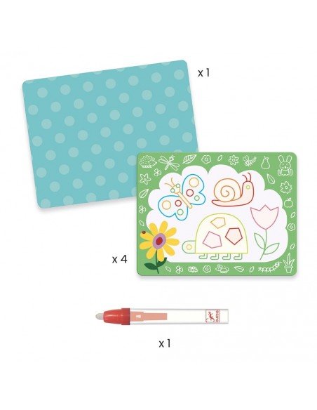 Fer dibuixos màgics amb aigua - Gargots