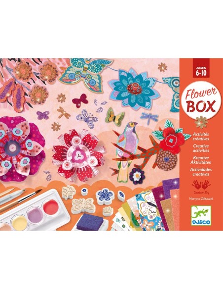 Caja multiactividades - El jardín de las flores