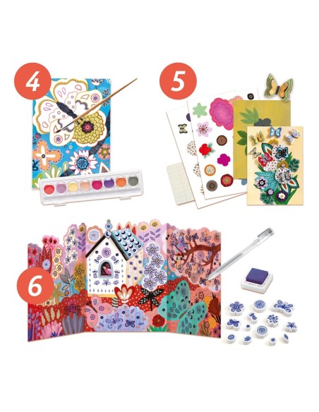 Caja multiactividades - El jardín de las flores