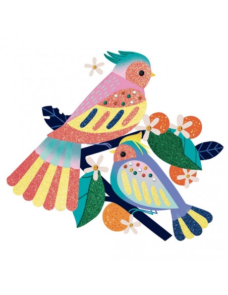 Pintar con purpurina - Paraíso