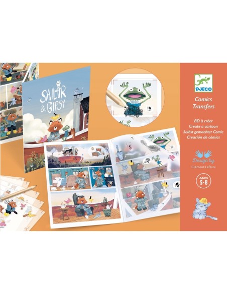 Calcomanías - Comic Sailor & Gipsy