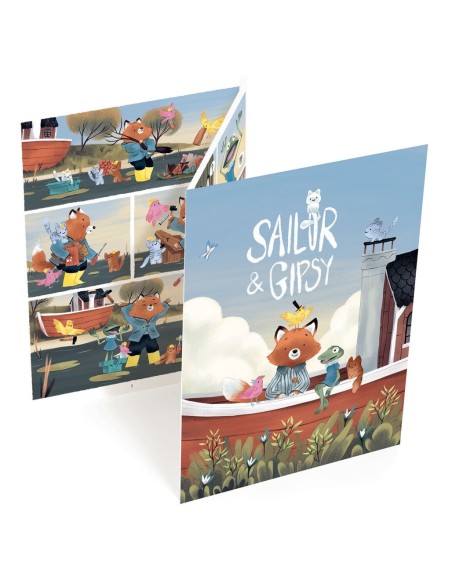 Calcomanías - Comic Sailor & Gipsy